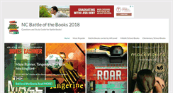 Desktop Screenshot of ncbattleofthebooks.com