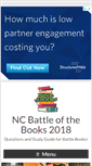 Mobile Screenshot of ncbattleofthebooks.com